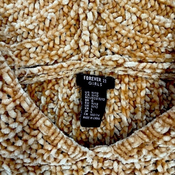 Forever 21 Girls Hooded Sweater - Toffee Color - US Size 11/12 - Picture 5 of 5